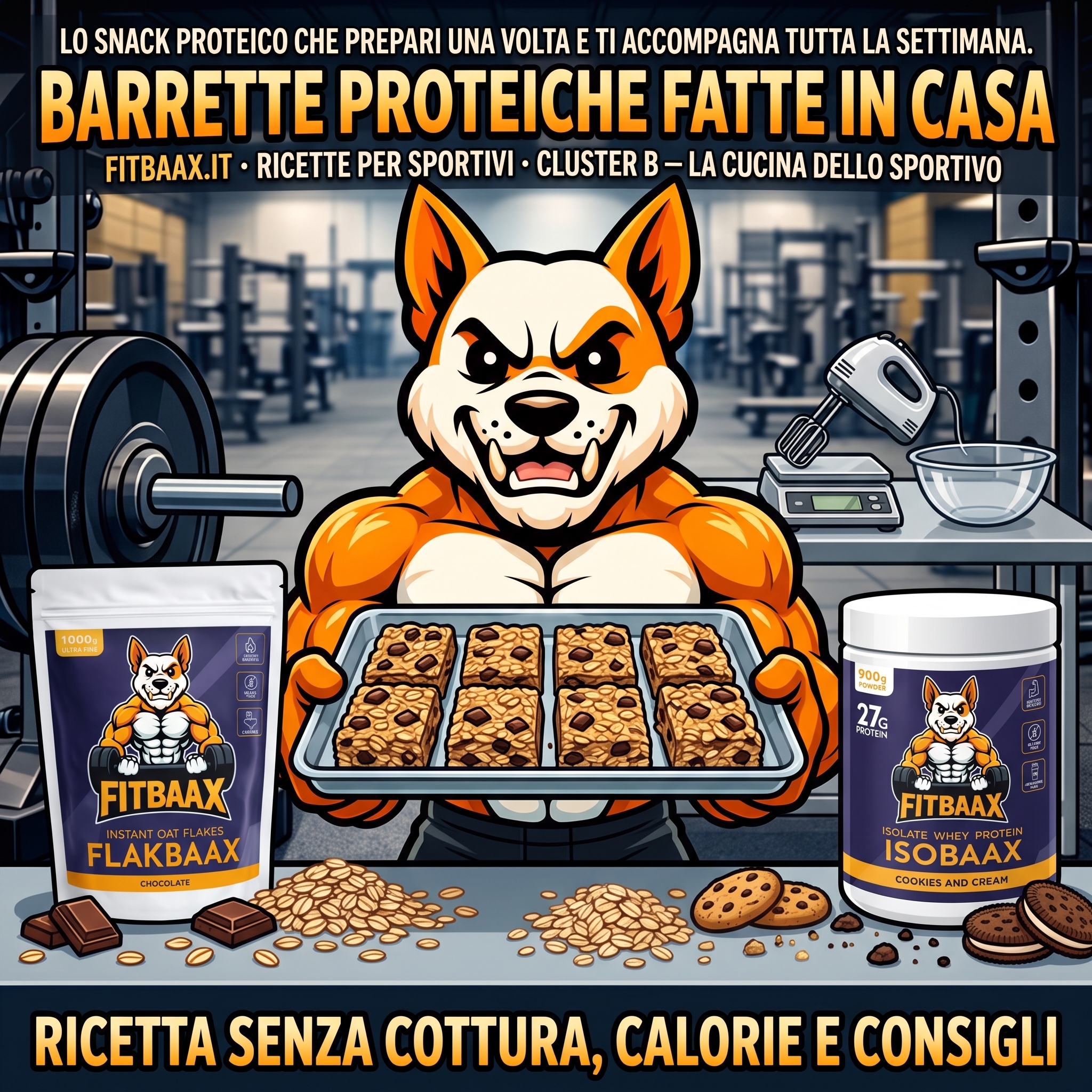 <p>Barrette proteiche fatte in casa senza cottura</p>
